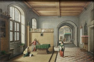 マーサとマリアのイエス 作： Hendrik van Steenwyck